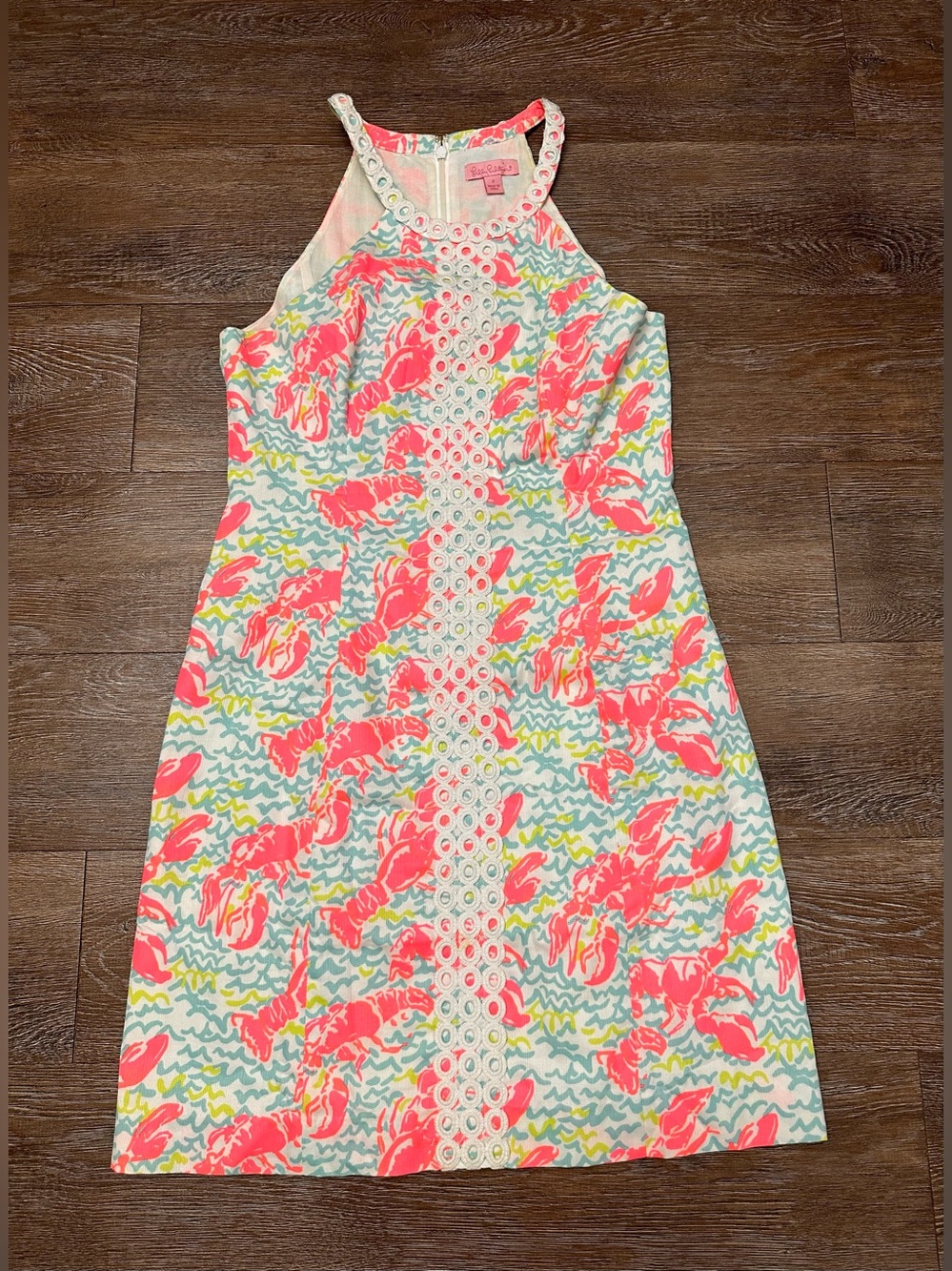 Lilly Pulitzer Pink Label Dress with Coral Accents